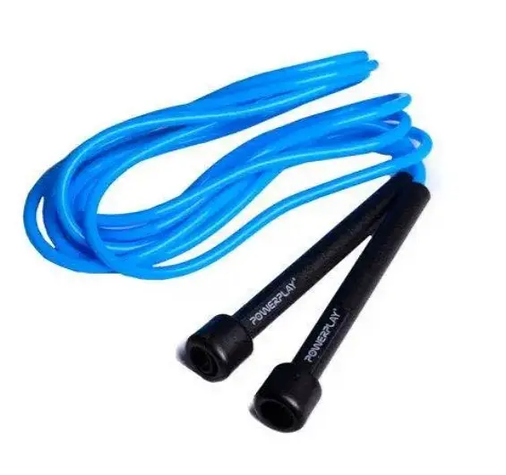 Скакалка PowerPlay 4201 Basic Jump Rope Синя 2,8 м (PP_4201_Blue) - фото 2