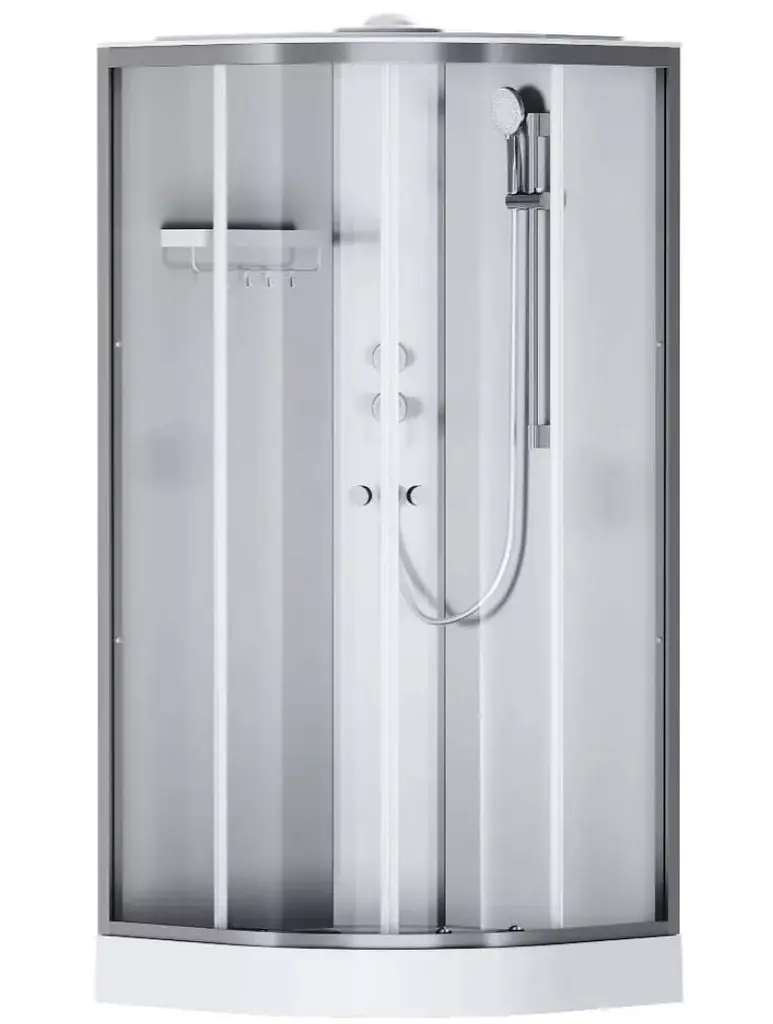 Душовий бокс AM.PM X-Joy 90x90 1/4 кола прозоре скло хром матовий W94C-401-090MT