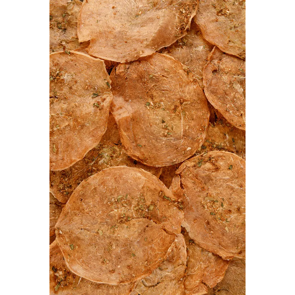 Чипсы мясные Курица Барбекю с зеленым луком Meat Chips 500г - фото 3