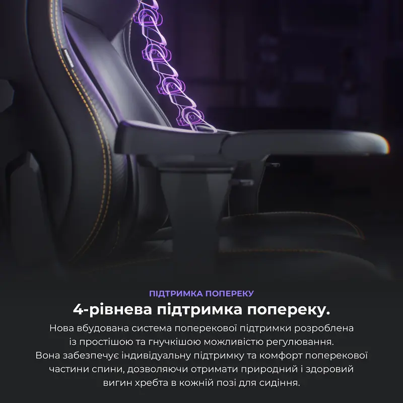 Крісло для геймерів Anda Seat Kaiser 4 Size L Grey (AD12YDDC-L-20-G-CF) - фото 6
