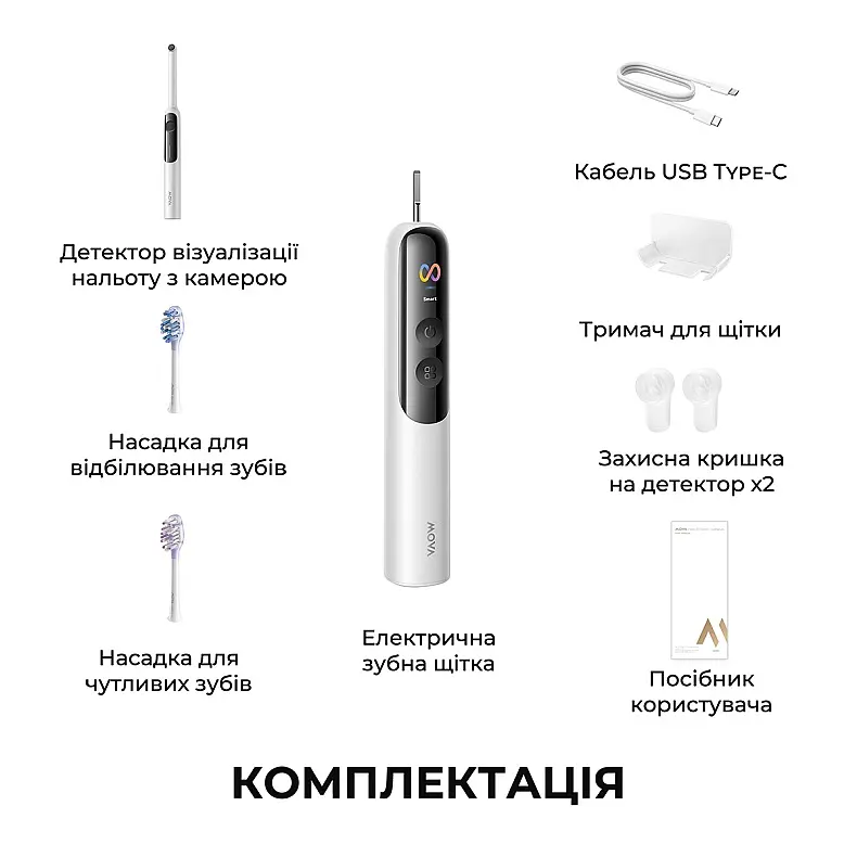 Электрическая зубная щетка Mova Fresh 20 Sensus-White - фото 2
