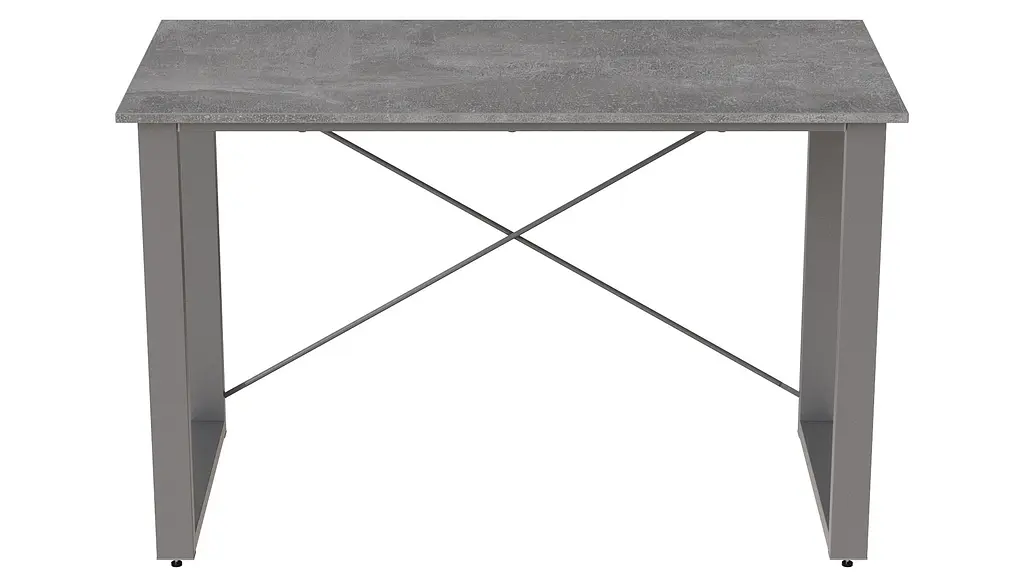 Письмовий стіл Ferrum-decor Драйв 750x1400x600 Сірий метал ДСП Бетон 16 мм (FRD-103142) - фото 6