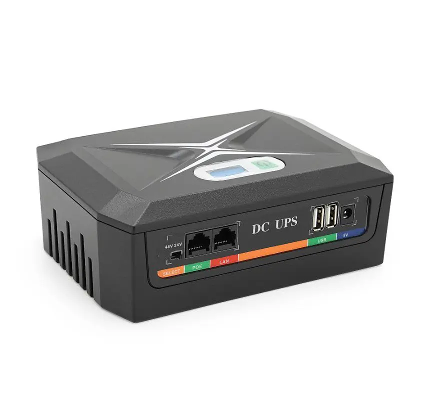 UPS ИБП бесперебойное питание для роутера/видеонаблюдения/терминала PON Voltronic DCP20 60W 5/9/12V, POE 24/48V, 20800мAh - фото 7