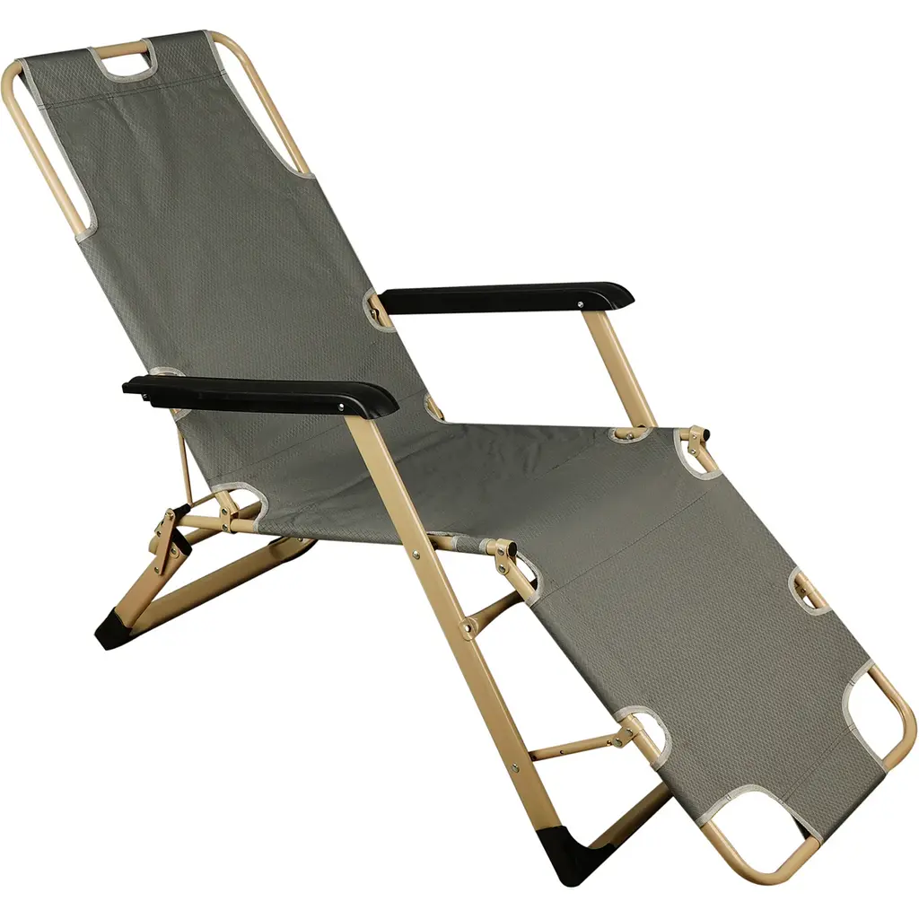 Шезлонг Market Union складной мягкий в ассортименте - фото 2