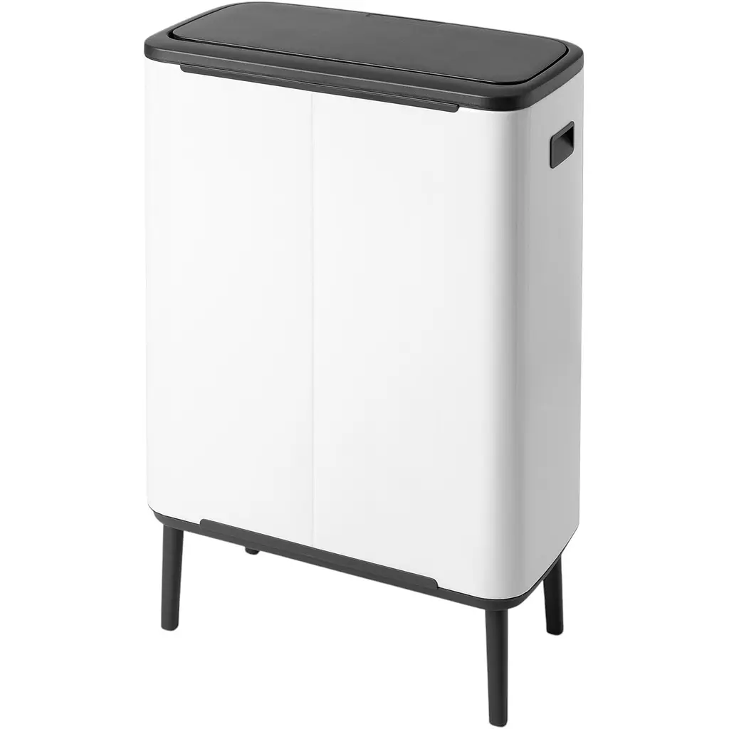 Бак для мусора Brabantia Bo Touch Bin Hi белый 2x30 л (130601) - фото 2