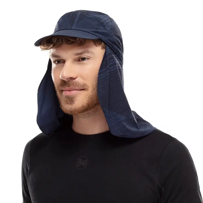 Кепка Buff Pack Sakhara Cap Grevers L/XL Navy (1033-BU 125340.787.30.00) - фото 5
