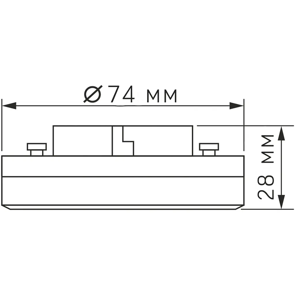 LED лампа Videx GX53D 10W 4100K 220V димерна (VL-GX53D-10534) - фото 6