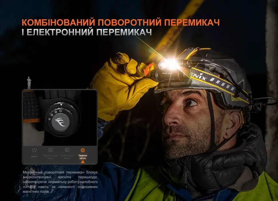 Фонарь налобный Fenix ​​(HM75R SE) - фото 7