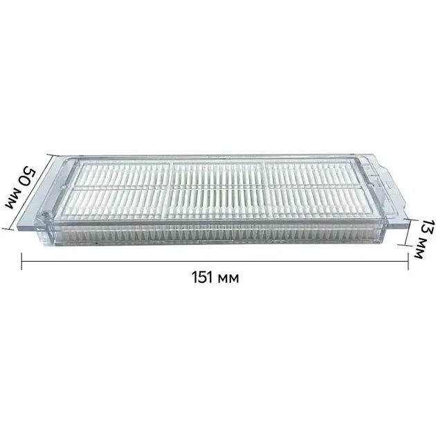 Набір HEPA фільтрів для робота-пилососа Xiaomi HEPA Filter Mop P/Mop2Pro/Viomi SE/V2/V2 Pro/V3, (2 шт) - фото 5