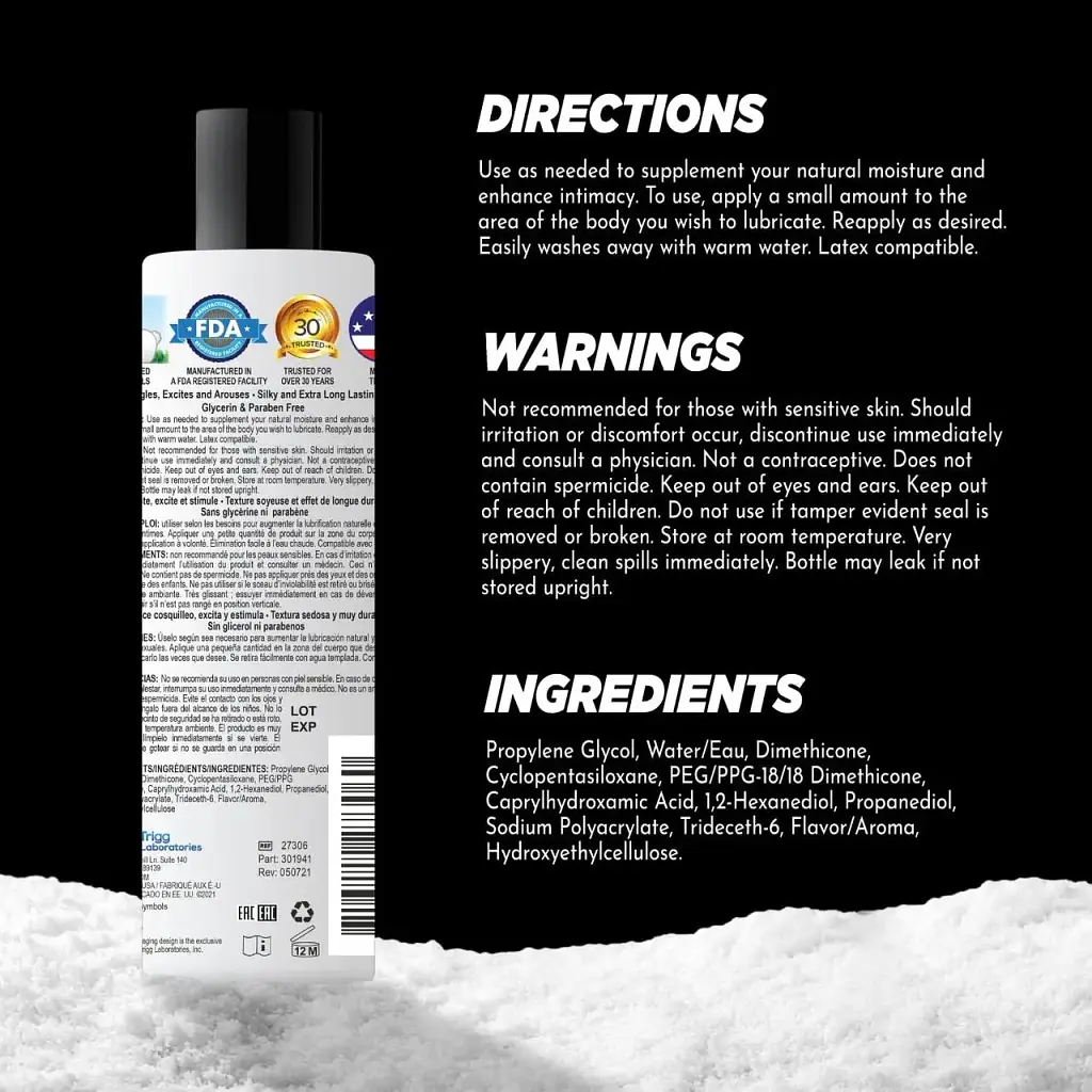 Лубрикант Wet Cool Tingle з охолоджуючим ефектом 266 мл - фото 2
