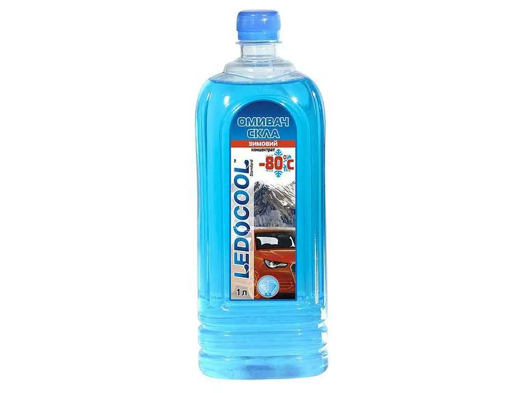 Рідина для омивання скла LEDOCOOL зима 1л -80°С