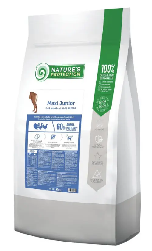 Сухий корм Nature's Protection Maxi Junior Large breeds 4 кг для цуценят великих порід - фото 2