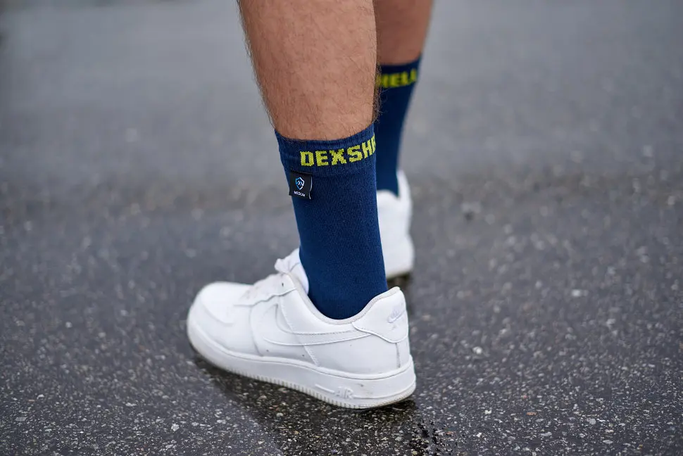 Носки DexShell Ultra Thin Crew NL водонепроницаемые XL синие - фото 9