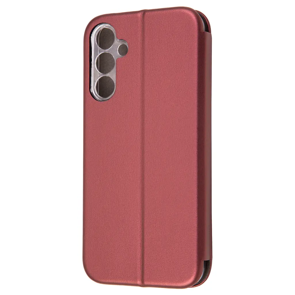 Чехол-книжка для Samsung Galaxy M15 5G (M156), G-Case, бордовый, кожаный чехол-книга из экокожи (PU) и TPU, с магнитом, с подставкой и вместительным кардхолдером, противоударный, защита всего корпуса, ArmorStandart (ARM76383) - фото 2