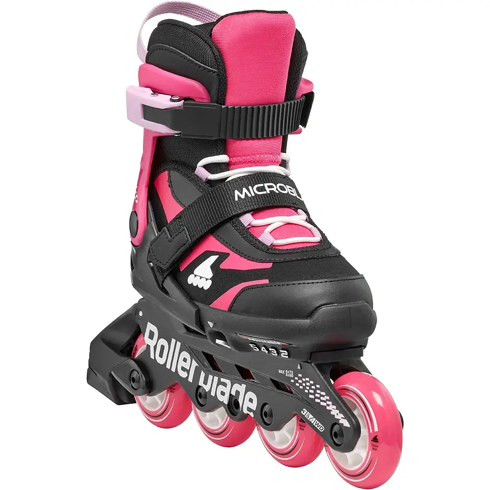 Ролики Rollerblade Microblade 33-36,5 Чорний-Рожевий - фото 4