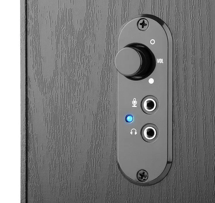 Компьютерные колонки 2.0 REAL-EL S235 18W Black - фото 6