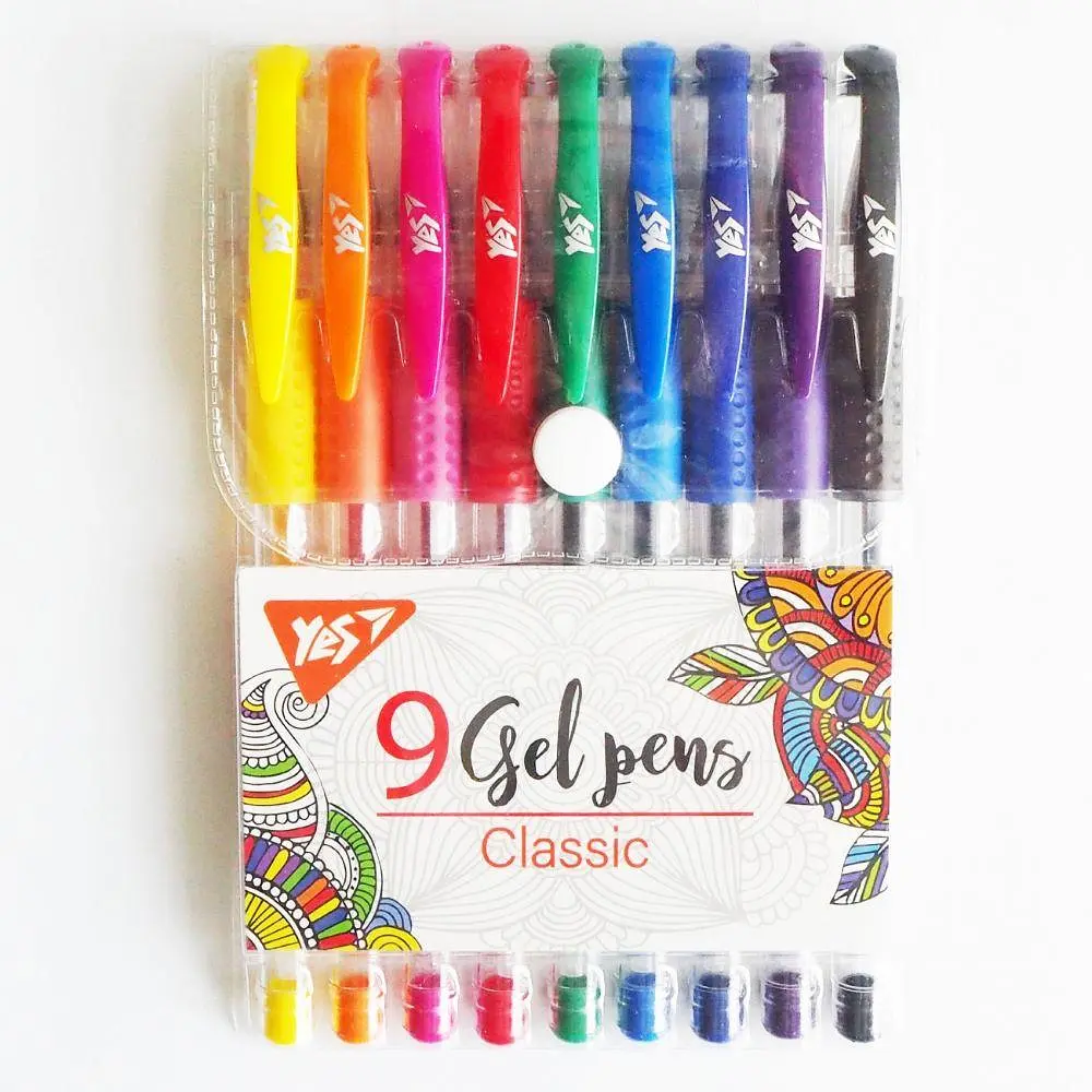 Набір гелевих ручок "Classic" 9 шт