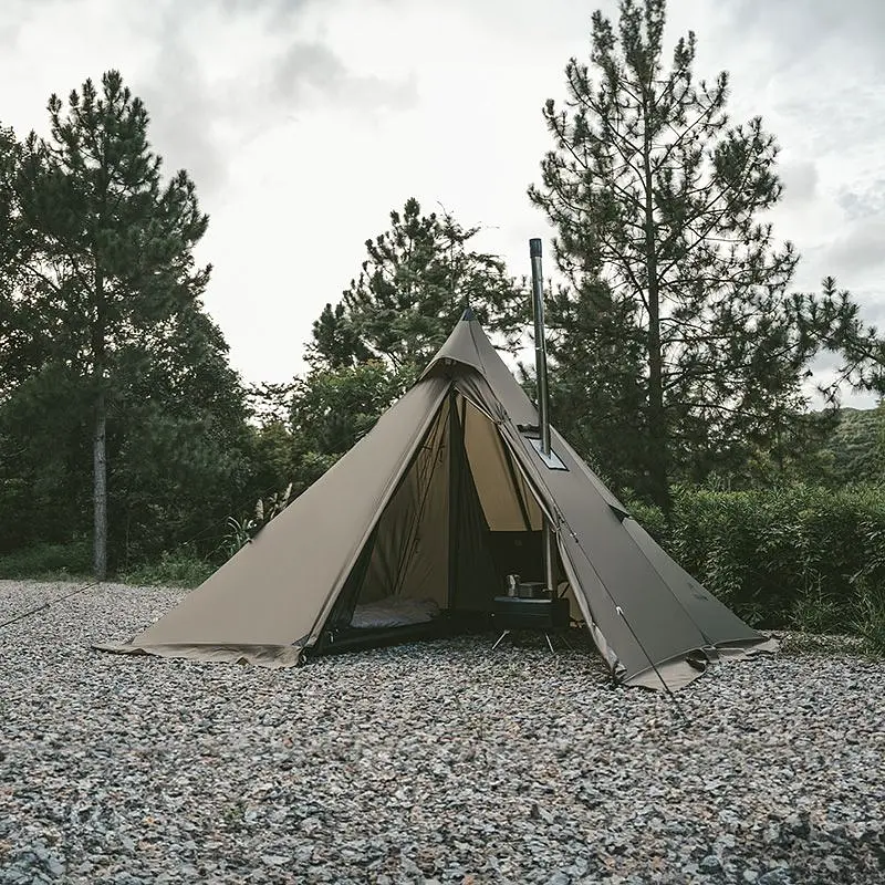 Намет Naturehike CNK2300ZP025 із гострою верхівкою коричневий - фото 3