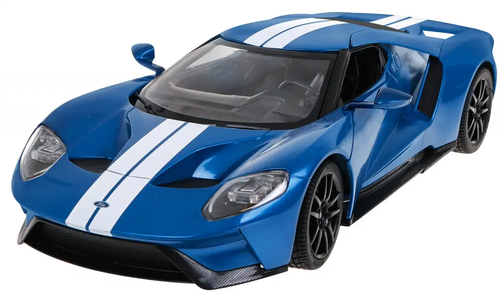 Машинка Ford GT синий RASTAR модель 1:14 Автомобиль на дистанционном управлении + пульт 2,4 ГГц - фото 2