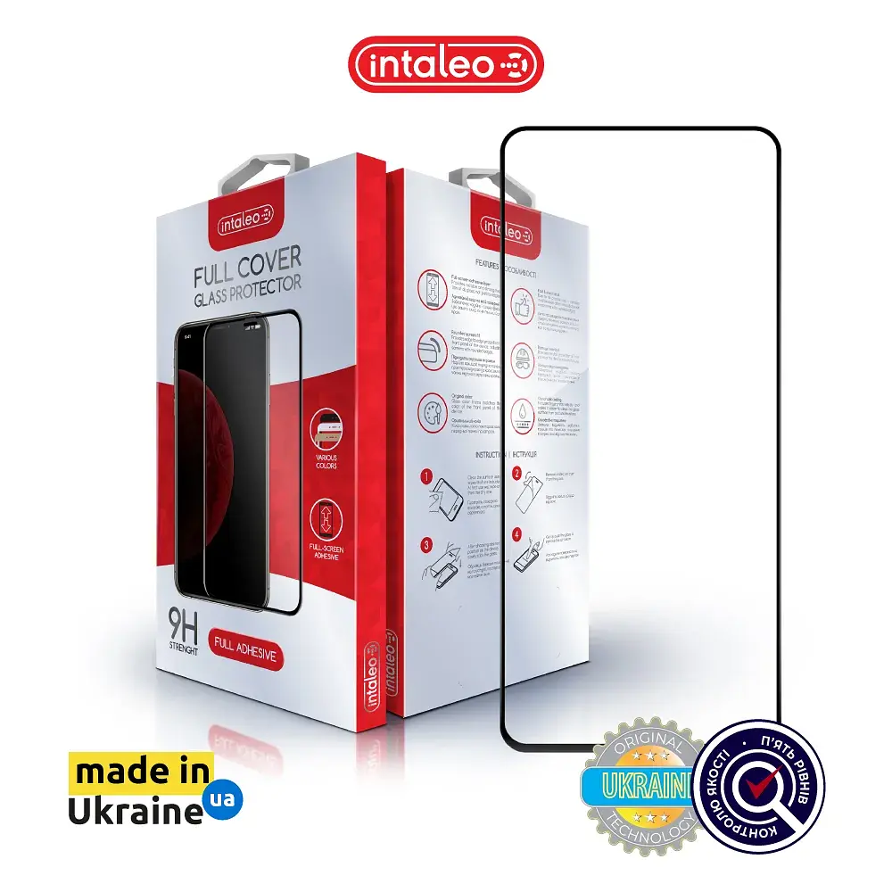 Скло захисне Intaleo Full Glue Xiaomi Redmi Note 13 Pro 5G Black (1283126583926) - фото 2
