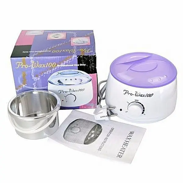 Воскоплав баночный Pro Wax 100 для депиляции нагреватель для горячего воска с терморегулятором. - фото 5