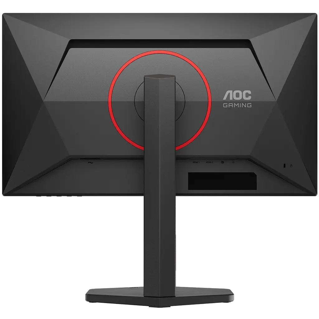 TFT 24.5 AOC Q25G4SR, Fast IPS, 300 Гц, 2xHDMI, DP, HAS, Pivot, колонки, чорно-червоний - фото 4