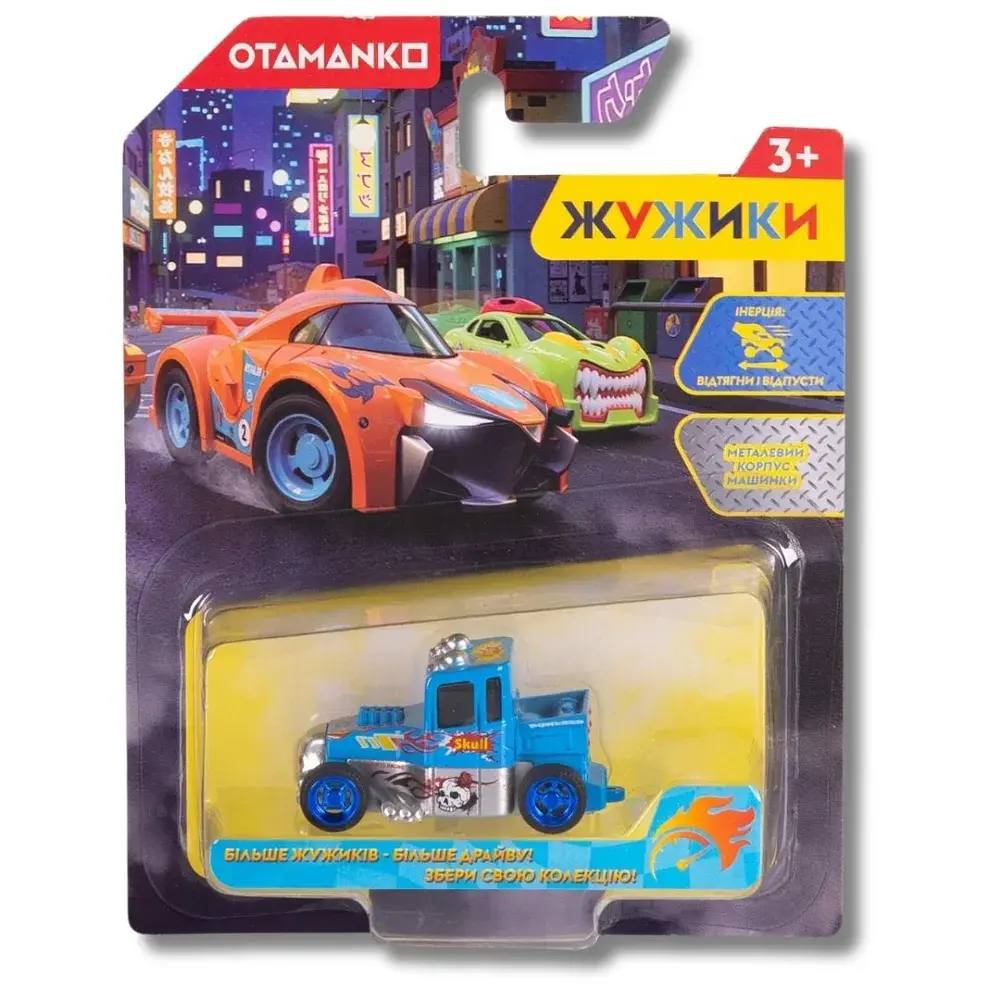 Машинка OTAMANKO Жужики Черепушка Синій - фото 5