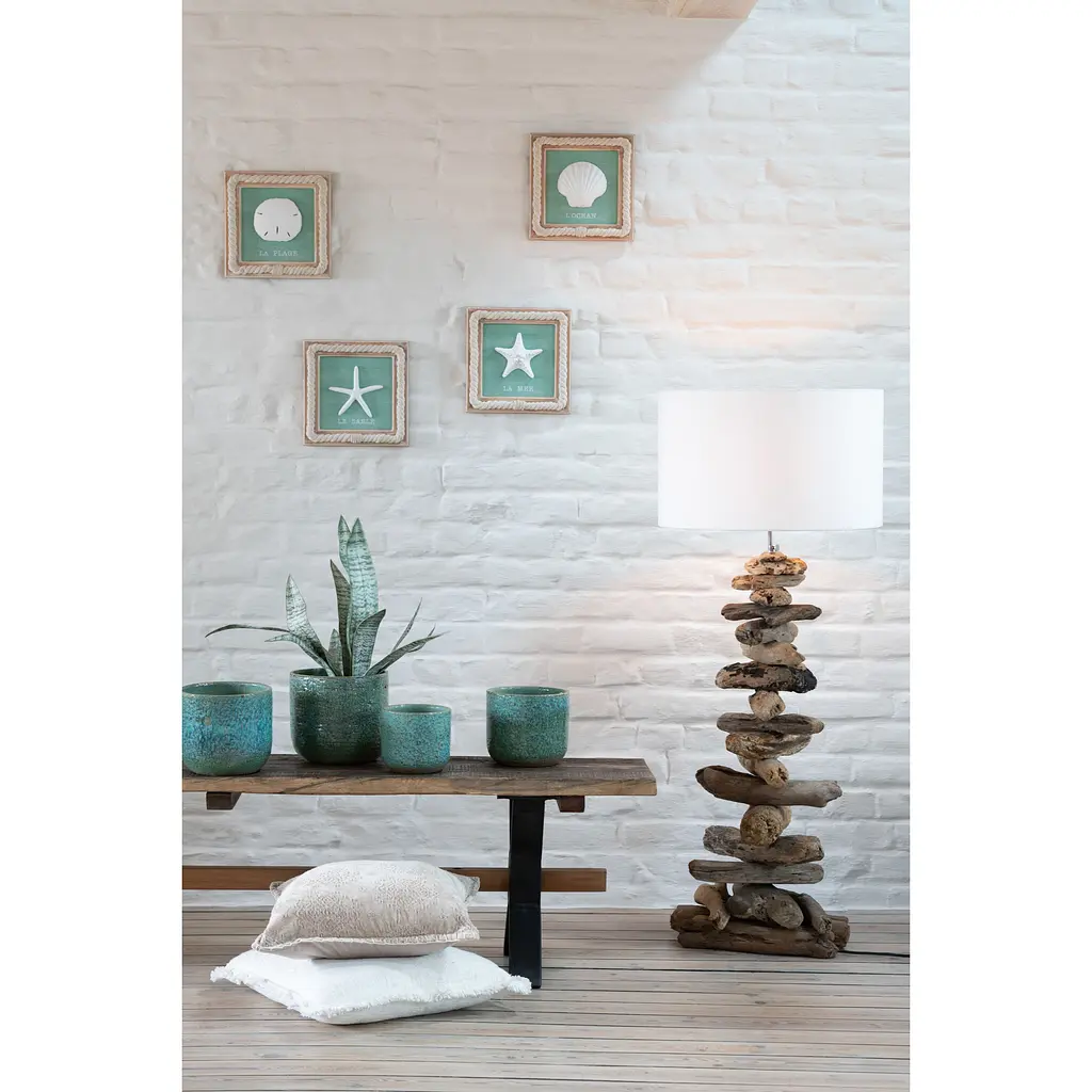 Лампа напольная J-line деревянная 168 см (10838) - фото 5