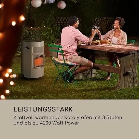 Газовый отопитель керамический Blumfeldt Bonaparte 4200 Вт (10035031) - фото 2