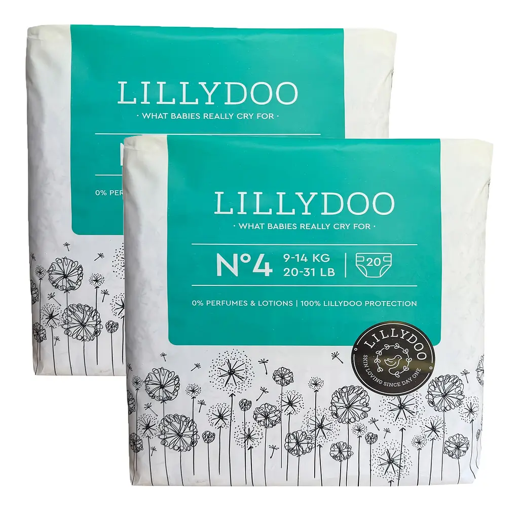 Підгузки LILLYDOO 4 (9-14 кг), 40 шт