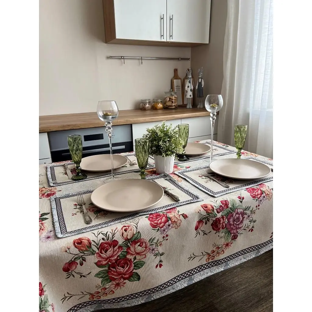 Скатерть Прованс Manila 100х95 см (21788) - фото 6