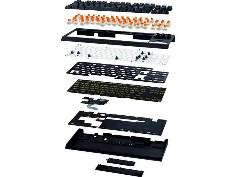Клавіатура Razer BlackWidow V4 TKL Hyperspeed (RZ03-05480100-R3M1) - фото 8