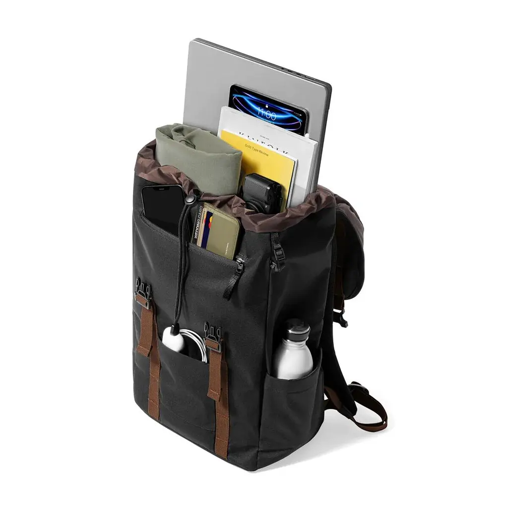 Рюкзак Tomtoc VintPack-TA1 17L Laptop Backpack Black 16 inch/17L TA1S1D1 - фото 4