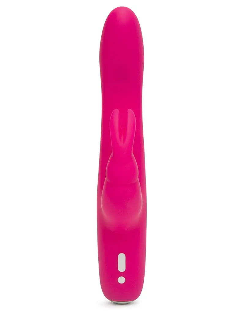 Вібратор-кролик Happy Rabbit Slimline Curve з тонким стволом, 24.1х3.4 см - фото 3
