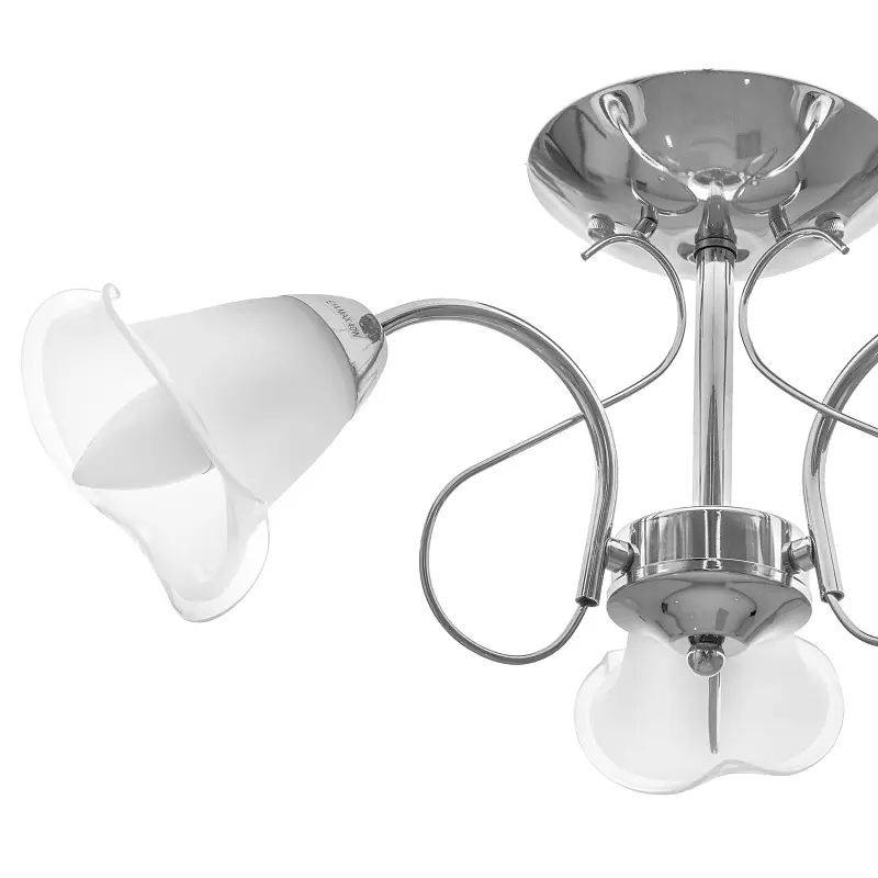 Люстра потолочная Brille в спальню E14 40W CH (LK-574C/3) - фото 5