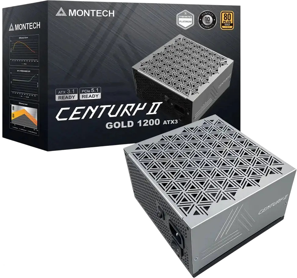 Блок живлення Montech Century II 1200W 80+ Gold (CENTURY II 1200)