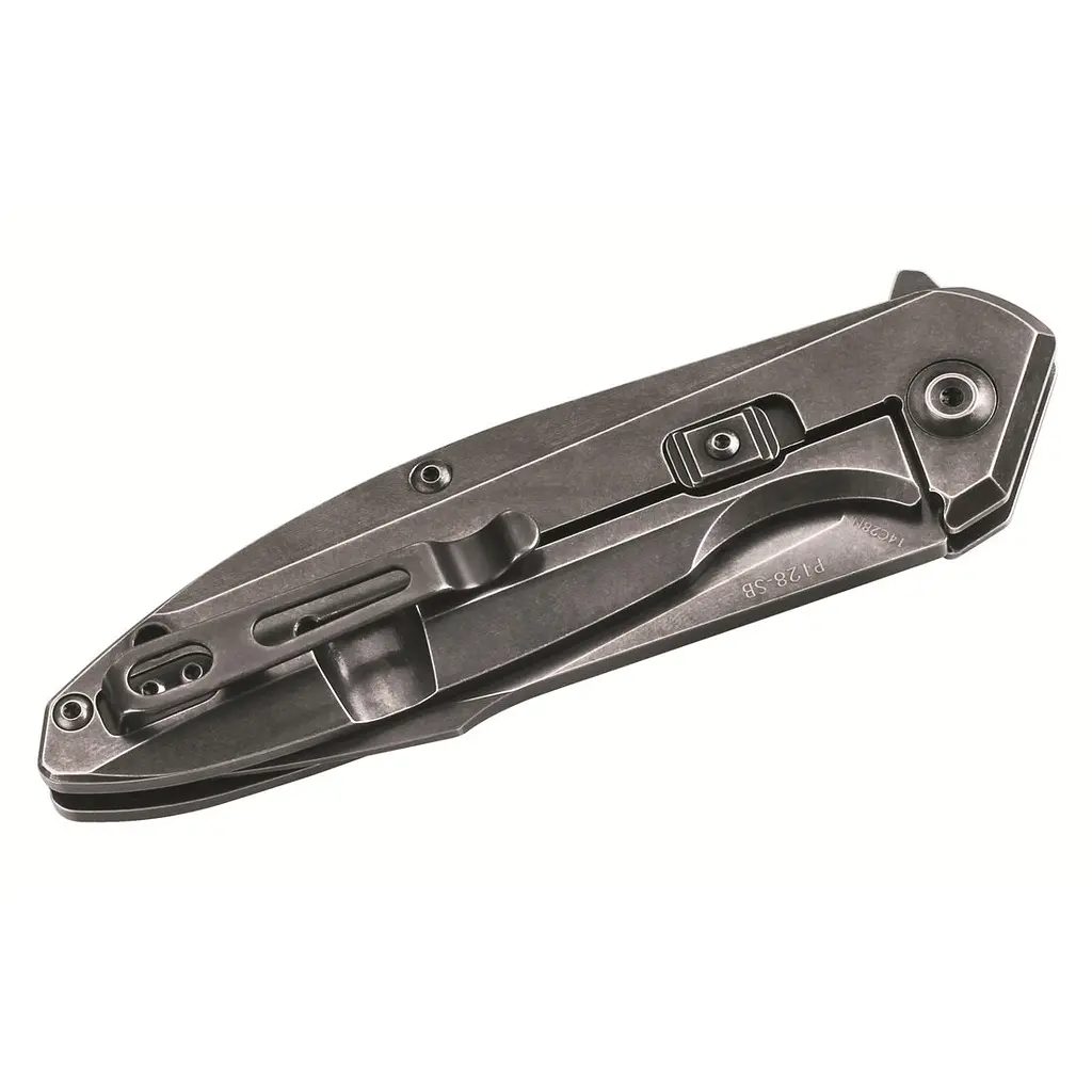 Ніж складаний туристичний Ruike P128-SB, (9.3 см) 14C28N / 3cr14n чорний - фото 3
