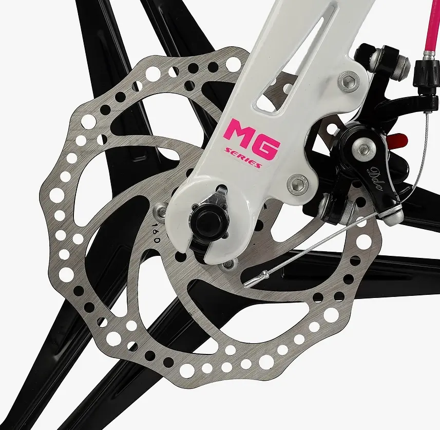 Велосипед 18" 2-х колёсный MG-18736 Corso «REVOLT» магниевая рама, литые диски, дисковые тормоза, собран на 75% (6800077187366) - фото 7