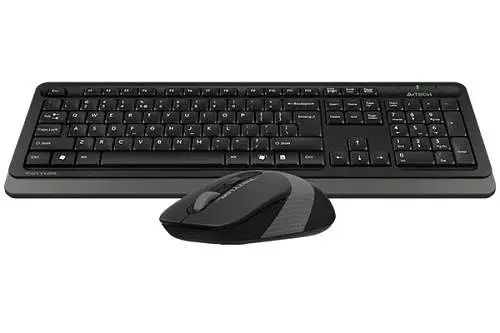 Комплект бездротовий Fstyler FG1010 Black+Grey клавіатура+миша A4Tech teh0020647 - фото 3