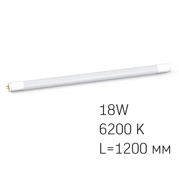 LED лампа Videx T8b 18W 1.2M 6200K матова - фото 2