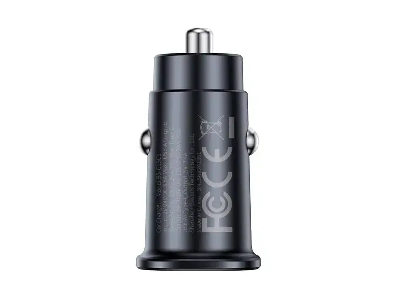 Автомобільний зарядний пристрій BASEUS GoTrip 30 W Black (C00072300123-01) - фото 4