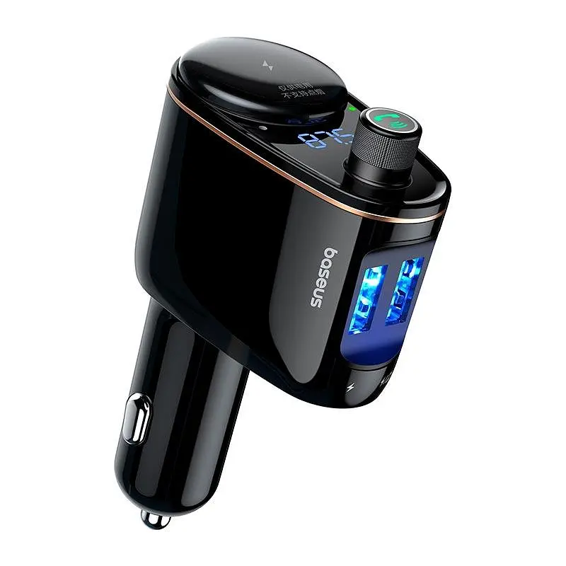 Адаптер автомобильный Baseus Car Bluetooth MP3 Player S-06 3.4A 100W