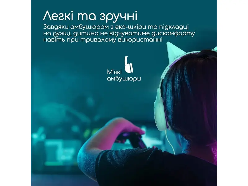 Навушники без мікрофона Promate Simba Green (simba.emerald) - фото 5