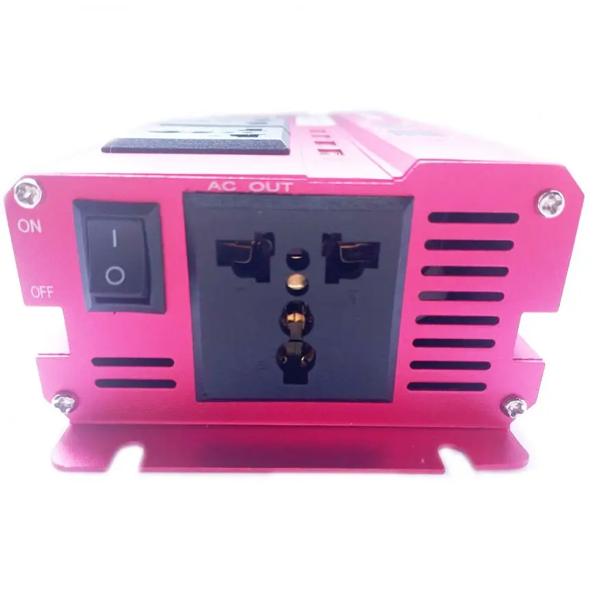 Автомобильный инвертор Inverter Expert Bei Long Power Inverter 019 модифицированная синусоида Red 3 розетки 4 USB с 12V на 220V 3000W (11061) - фото 2