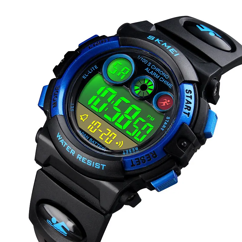 Дитячий наручний годинник Skmei 1451 Black Blue, 1451BKBU (15960) - фото 4