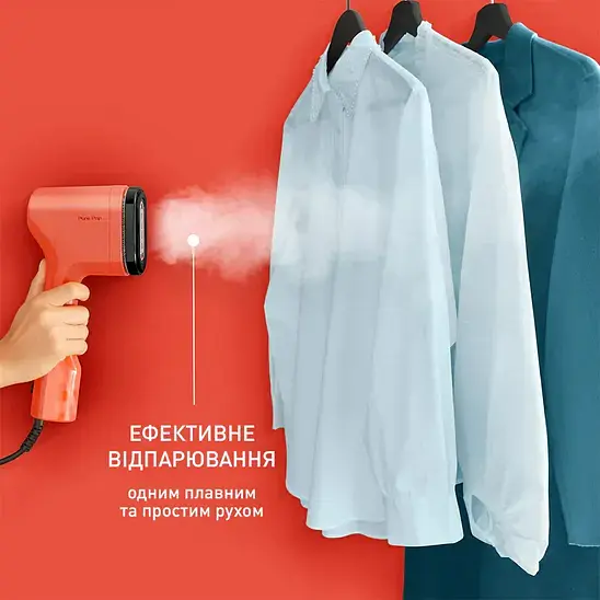 Отпариватель Tefal Pure Pop DT2022E1 красный - фото 11