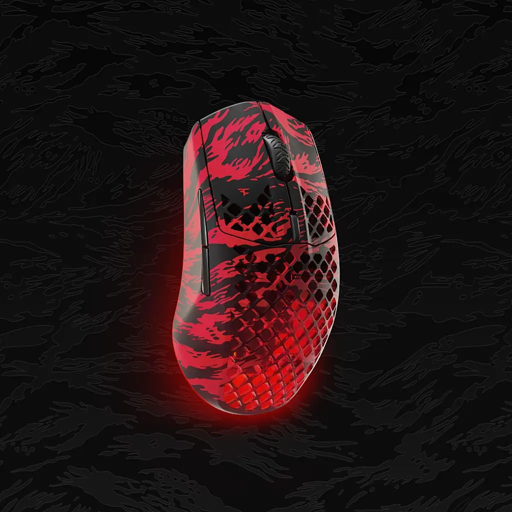 Мышь SteelSeries Aerox 3 Wireless, RGB, 18000dpi., 6кн., Faze Clan Edition (62609) - фото 3