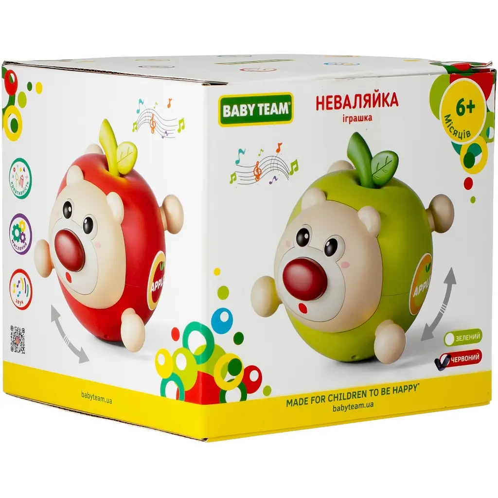 Іграшка Baby Team Неваляйка (8608_червоний) - фото 4