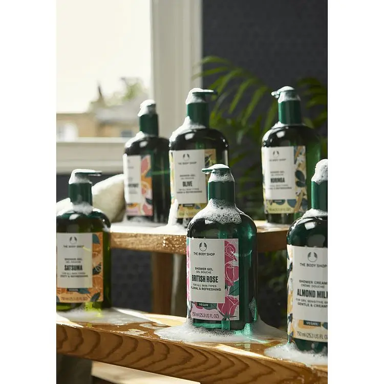 Гель для душа The Body Shop Британская роза 60 мл (1033262) - фото 2