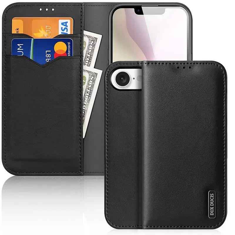 Чохол-книжка Dux Ducis Hivo для Apple iPhone 16e 6.1 Black - фото 2